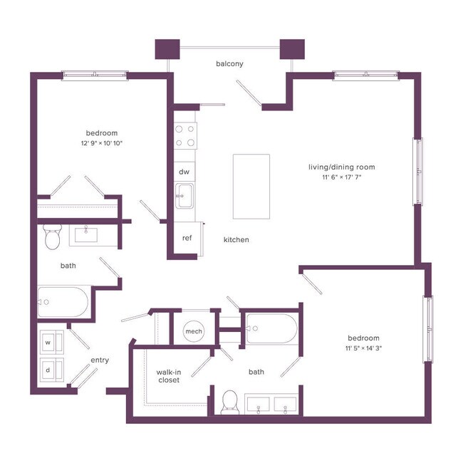Interior Photo - RENDER Covington By Crescent Communities