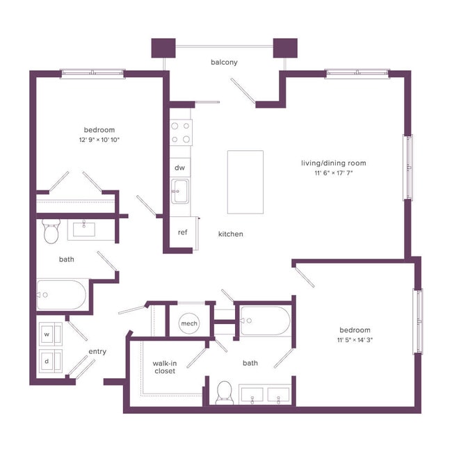 Interior Photo - RENDER Covington By Crescent Communities