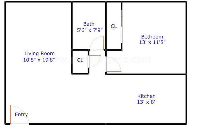 1BR/1BA - 443 Delavan Ave