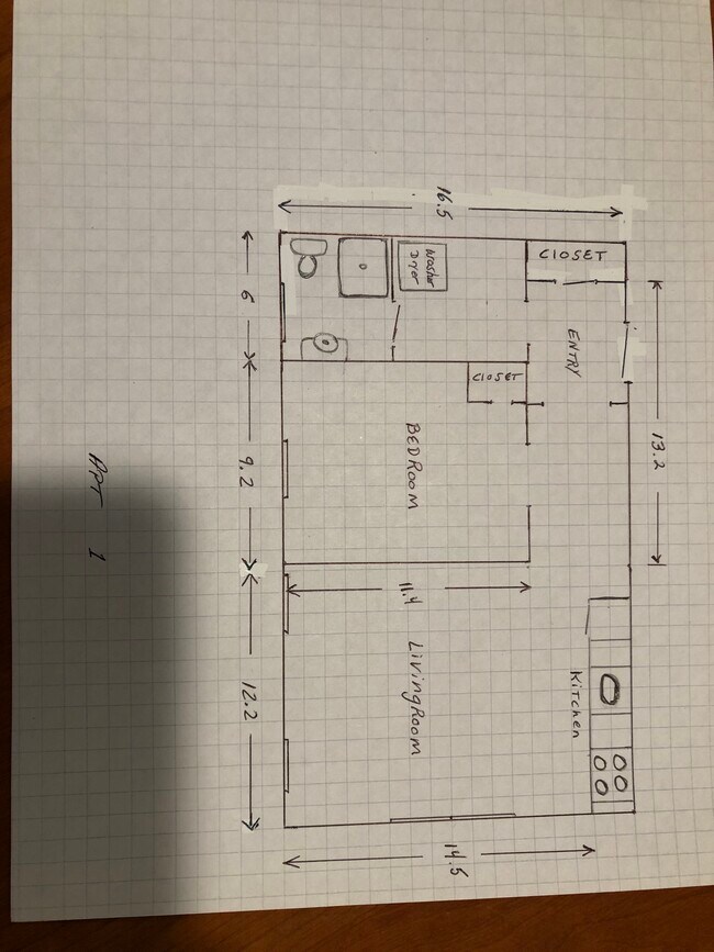 plano de planta - 4 Elm St