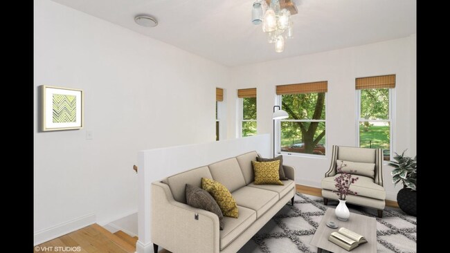 Fantastic view of the park right across the street - pictured is the upper common area - 7327 N Paulina St