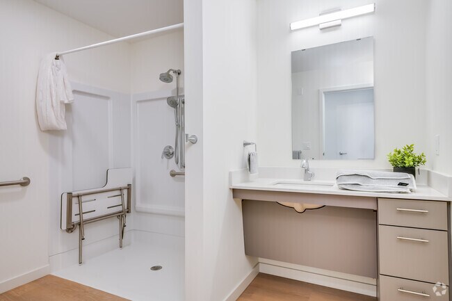 2 habitaciones, 2 baños - 1150 pies cuadrados - Baño - LUX at Lawrence