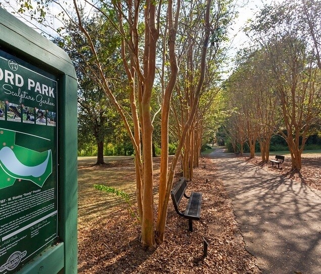 Residents enjoy hiking at McCord Park
