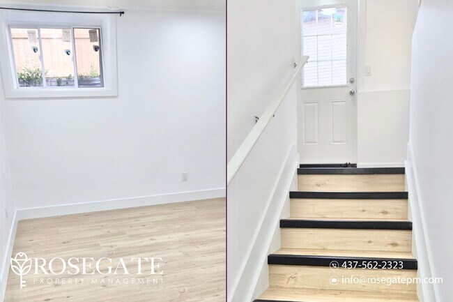 Photo du bâtiment - Cozy 1-Bedroom Basement Apartment with Parking in North London