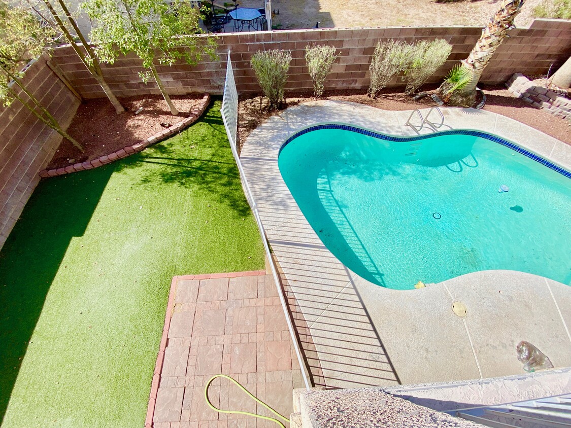 Backyard with Pool - 1457 Homestead Ct