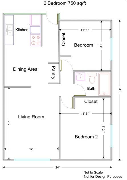 2HAB/1BA - Warlow Drive