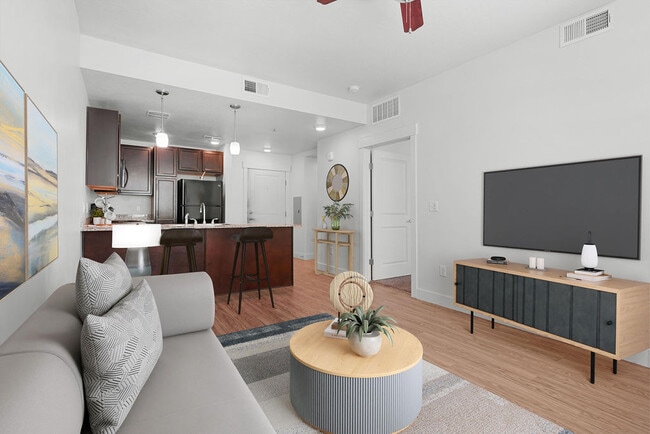 Living Room - North Temple Flats