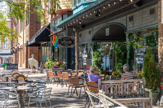 Soak up the sun on the patio at La Tavola in Kennett Square.