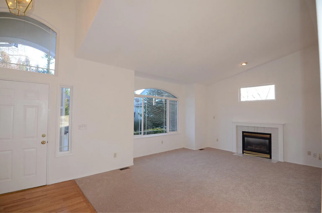 Entry, Living room, Giant window, Gas fireplace - 3009 200th St SE