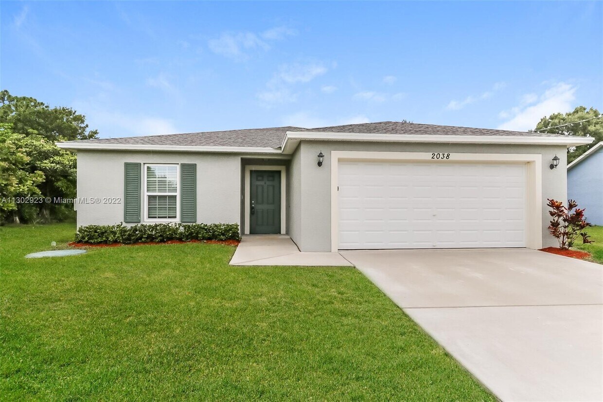 2038 SW Aladdin St, Port St. Lucie, FL 34953 House for Rent in Port