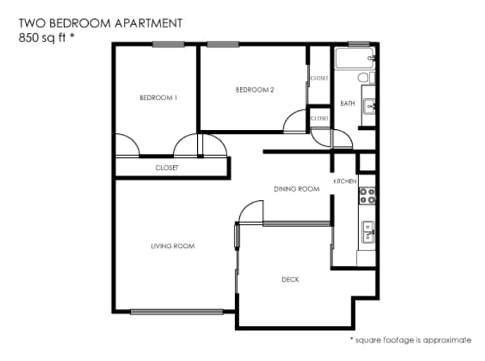 2HAB/ 850 FT² - Franciscan Manor