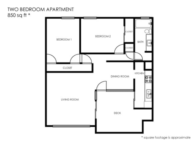2HAB/ 850 FT² - Franciscan Manor