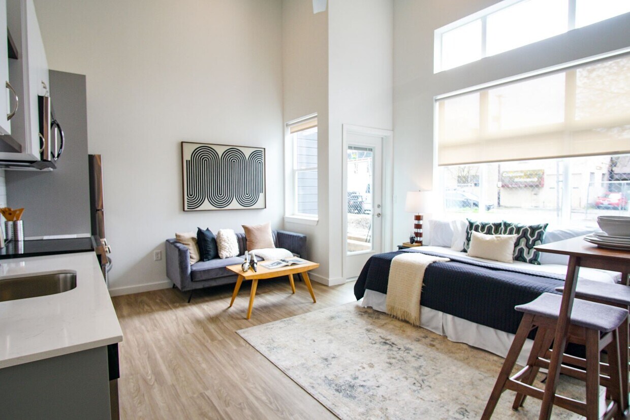 App Fee Special: Sleek & Modern Studio w/Condo-Grade Finishes + Patio! - Sleek & Modern Studio w/Condo-Grade Finishes + Patio!