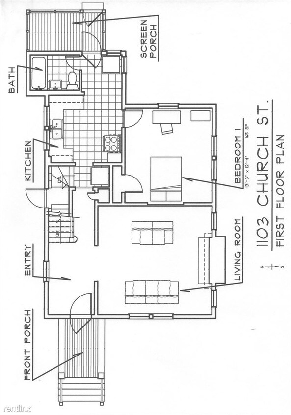 Building Photo - 6 br, 2 bath House - 1103 Church St 1103 C...