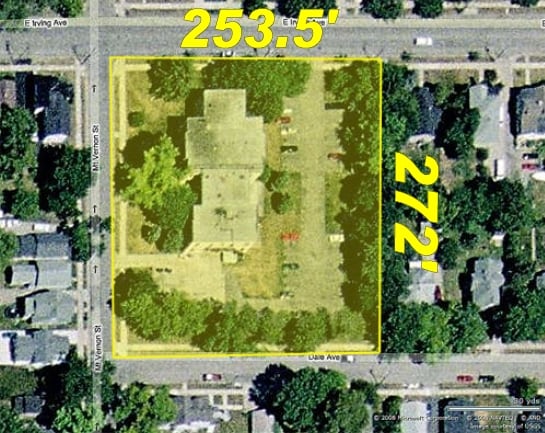 Aerial Photo - Dale School Apartments