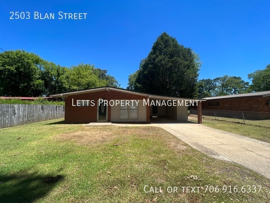 2503 Blan St, Columbus, GA 31903 - House Rental in Columbus, GA ...