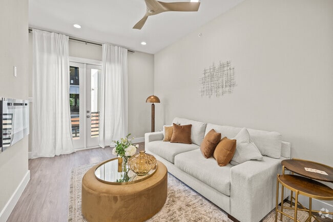 2 habitaciones, 2,5 baños - 111 m² - Sala de estar - The Merritt Condominiums