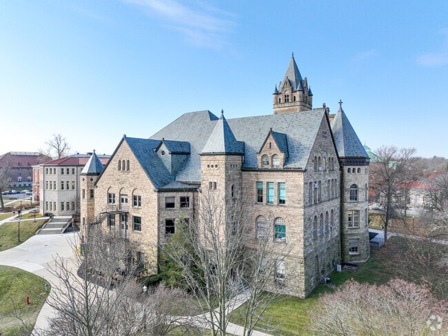 The architecture at Ohio Wesleyan University, in Delaware, is remarkable.
