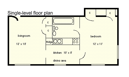 1BR/1BA - Village Apartments