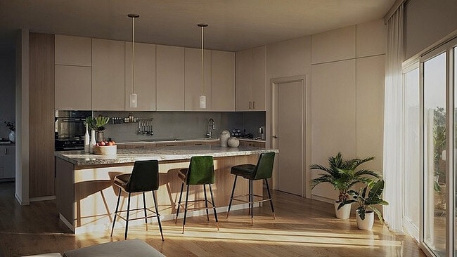Axis - Kitchen - Axis on Futrall Apartments