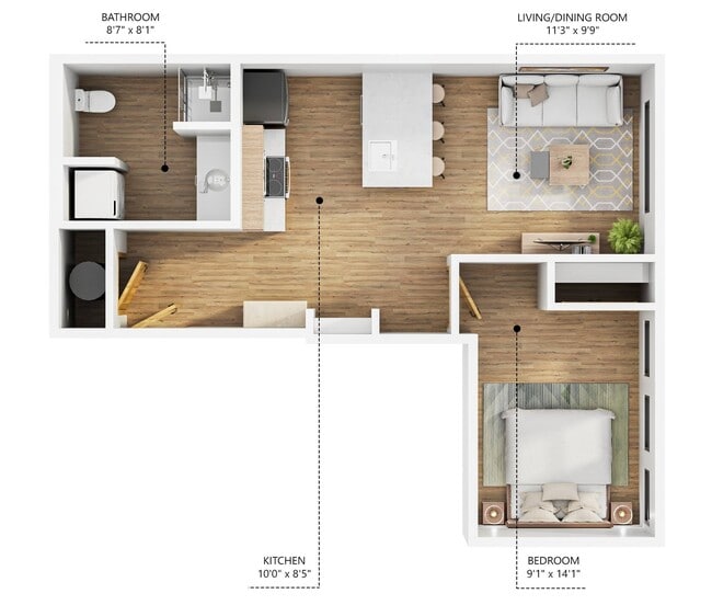 Interior Photo - High Street Lofts
