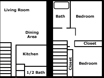 2HAB/1.5BA - Marina Vista Apartments