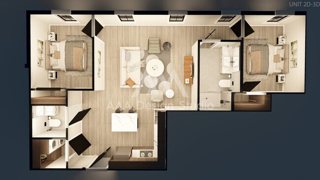 Unidad 2D-3D - Maiden Lane Place