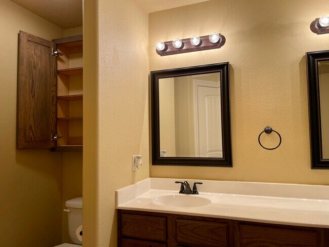 Master left vanity and over-commode large medicine cabinet - 3187 Indian Springs Ave