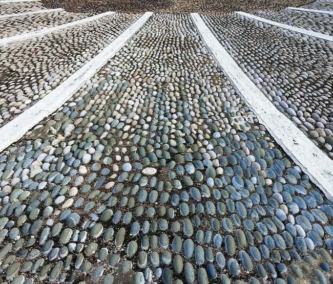 The Stone Garden at Dumbarton Oaks, a historic estate in Georgetown