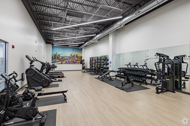 Fitness Center - Union at Dearborn Student Apartments