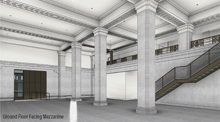 Lobby Rendering - The Commonwealth Building