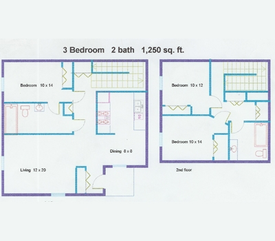 3-Bedroom Townhome - Pinehurst Townhomes