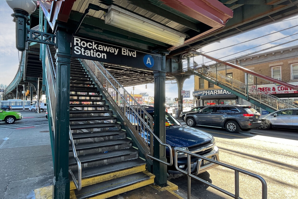 Public transportation is available in Ozone Park, including the MTA's A Train.