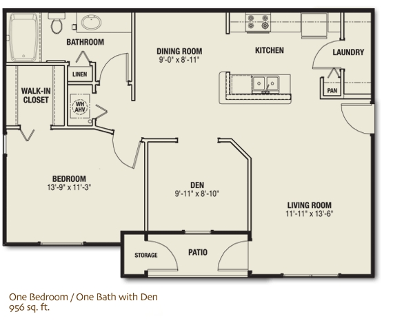 1HAB/1BA - The Quarters