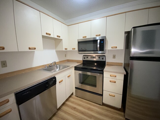 Kitchens with Stainless Steel Appliances - Opera Block Apartments