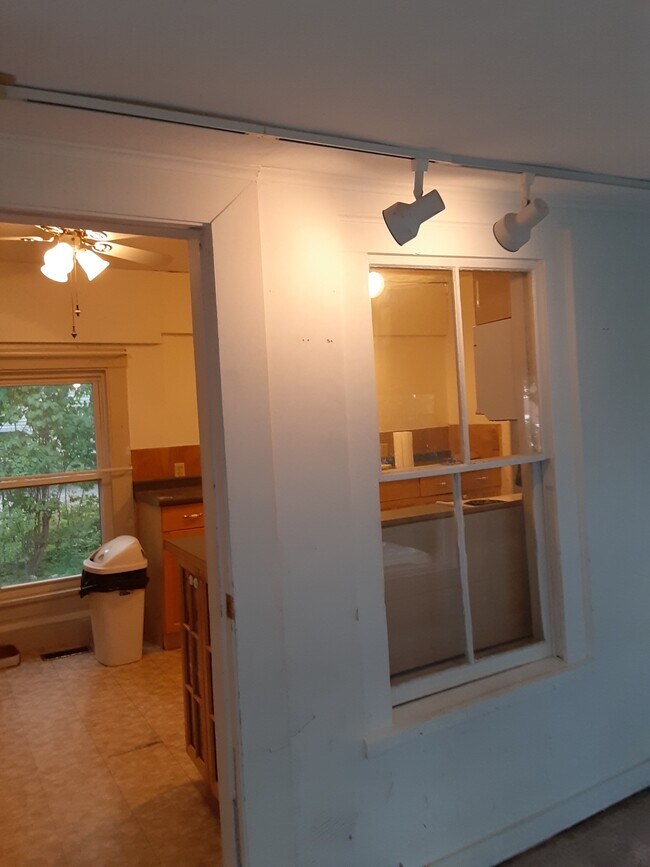 View of kitchen from closed porch - 46 Heath St