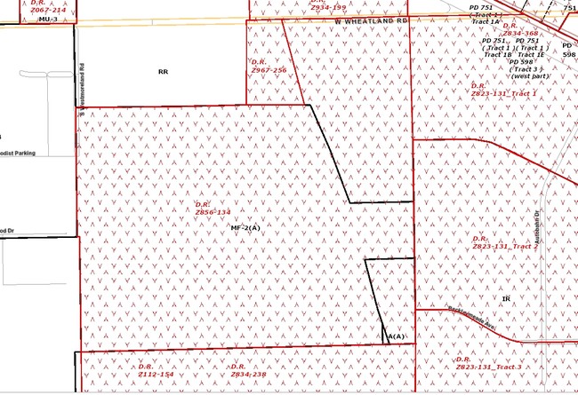 Mapa de Zonificación - Providence on the Park Apartments