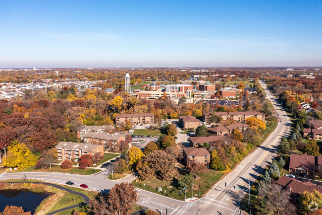 Aerial Photo - College Green Apartments