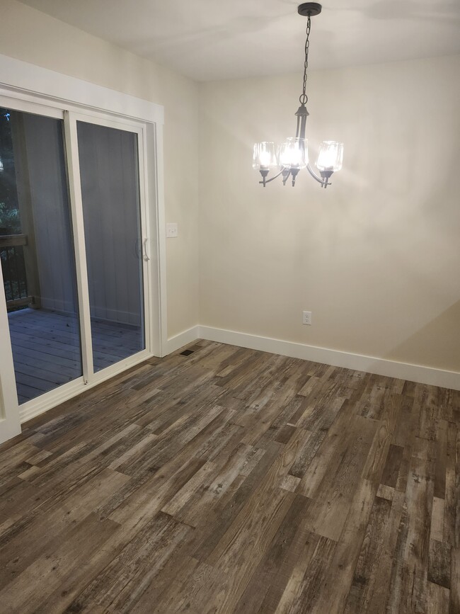 Dining room with access to private deck - 347 Beechwood Ln