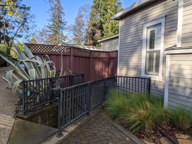Stairwell to entrance - 320 S. Springer Rd