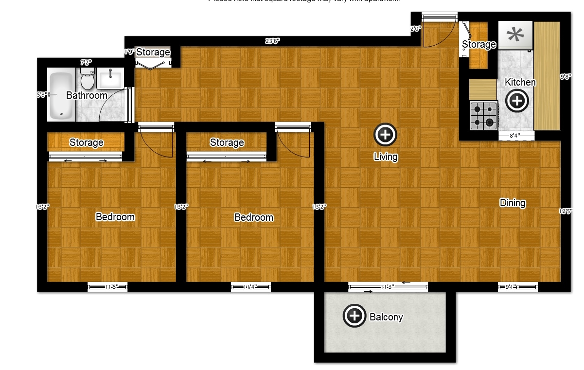 Floorplan - Parkview Apartments