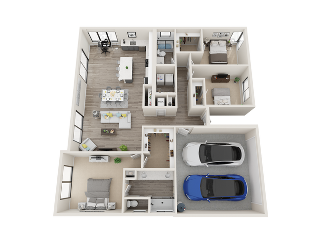SFH Floor Plan - 5067 NW 3rd Ave Townhome