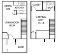 1 Bedroom Townhome