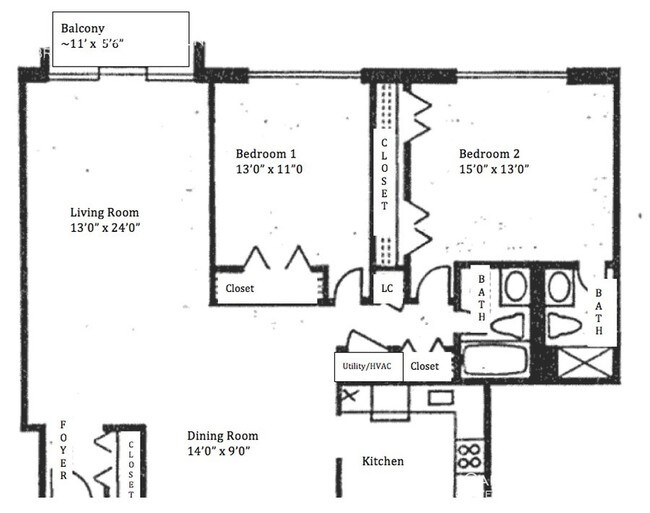 Building Photo - 2B/2Ba Condo with Private Balcony