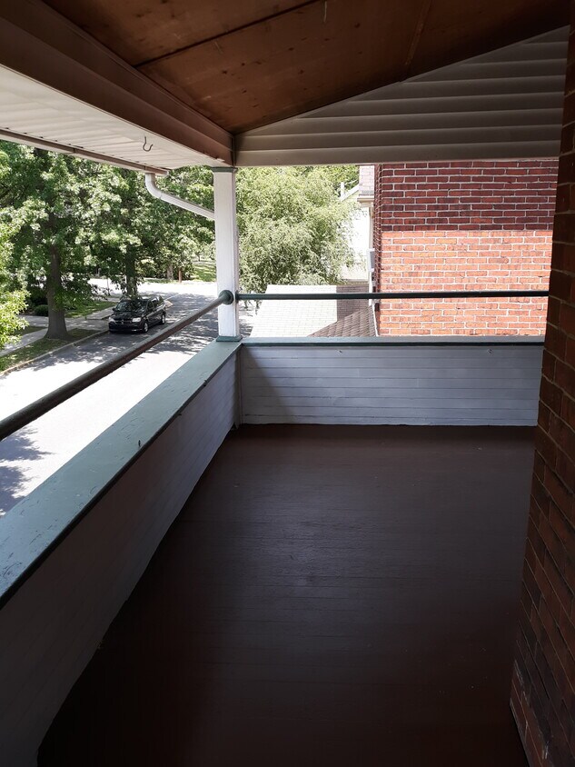 2nd floor porch - 414 Walnut St
