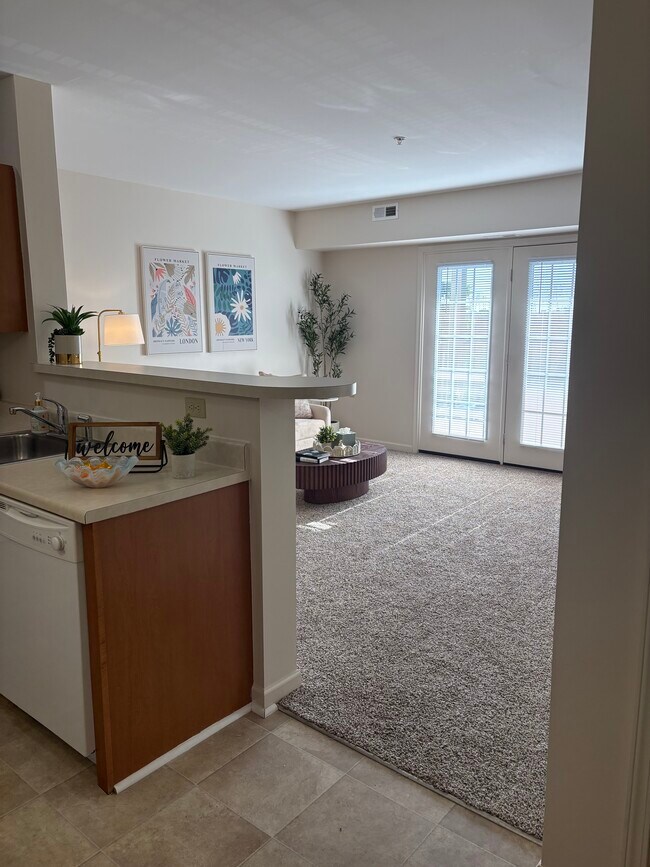 Sala de estar - Crestmount Senior Apartments