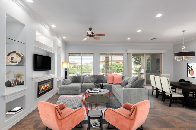 Living Room/Dining Room - 7150 W Heritage Way