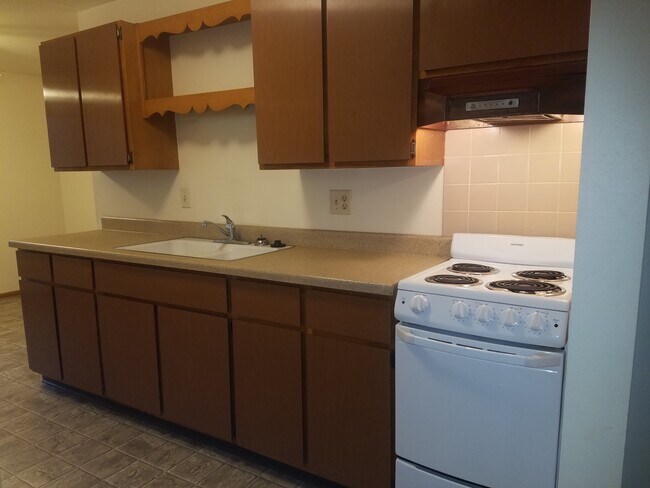 Open Galley Kitchen and Stove - 320 Island Dr