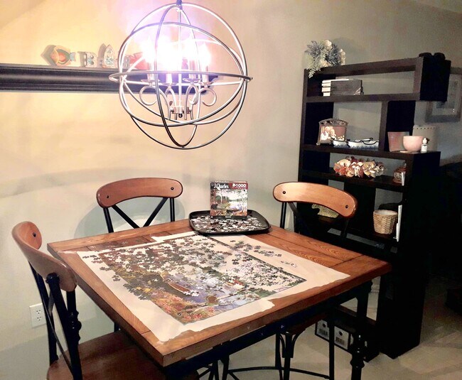 Bright Dining area Bistro style - 1839 Restful Dr