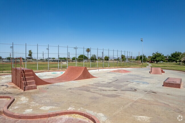 Todd Park also offers a skate park for working on your skateboarding skills.